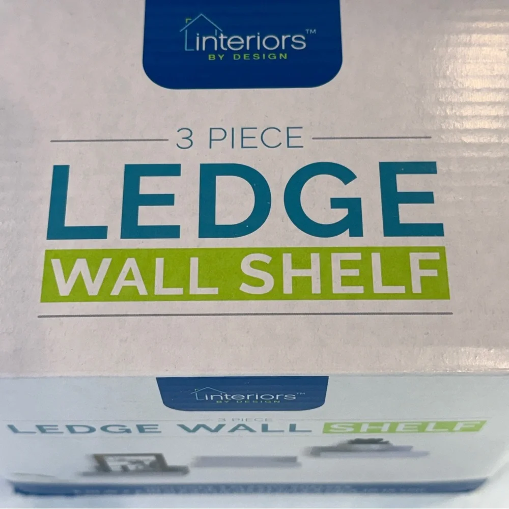 🆕 3-Piece Ledge Wall Shelf Set | Modern Display Shelves | Hardware Included